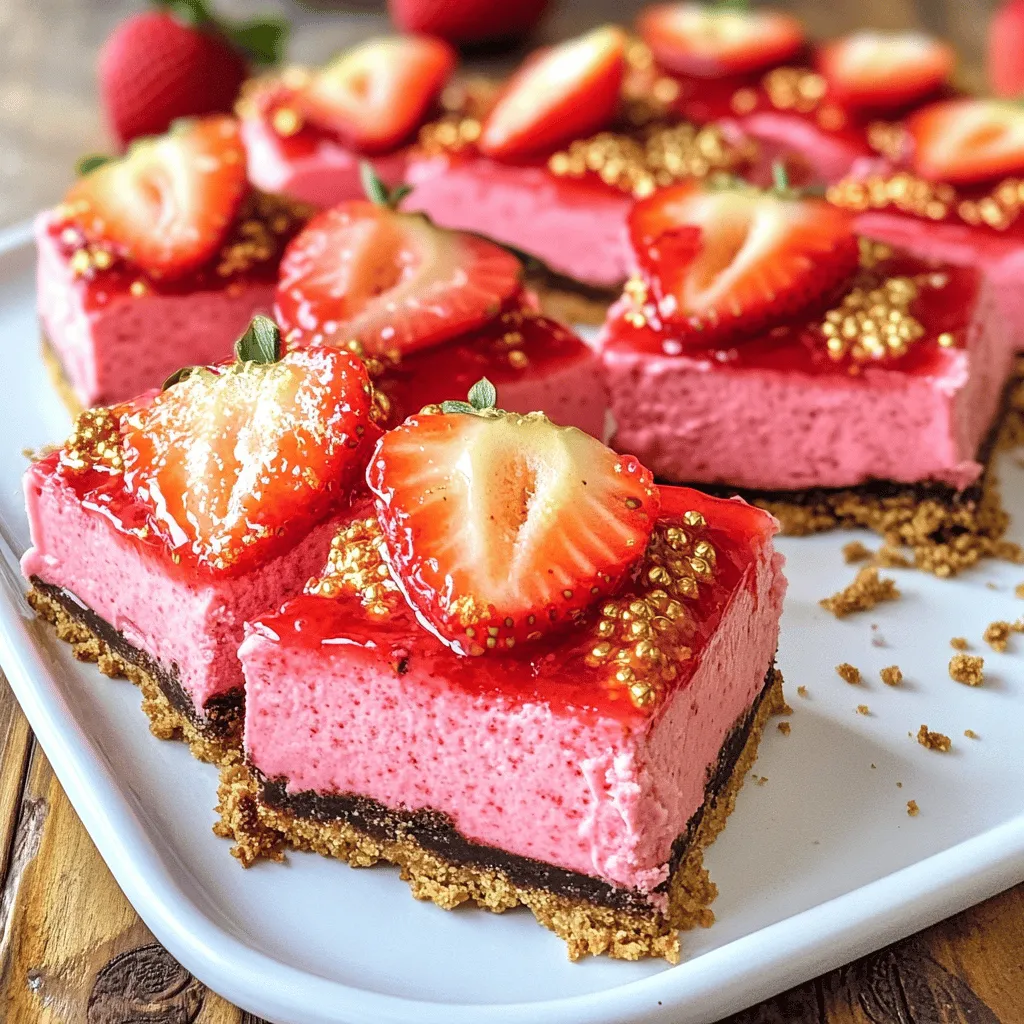 To make Golden Oreo Strawberry Cheesecake Bars, you need simple ingredients. They create a rich and creamy treat. This recipe combines sweet strawberries with a crunchy Oreo base.