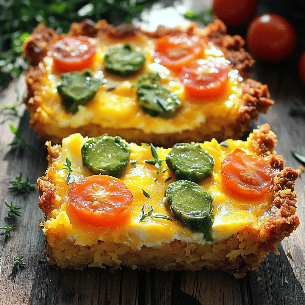 This Spring Hash Brown Crust Quiche is a delightful dish. It combines crispy hash browns with fresh spring veggies. The mix of eggs and cheese makes it rich and tasty. You can enjoy it for breakfast or brunch.