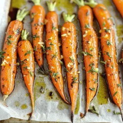Garlic Herb Roasted Carrots Flavorful and Simple Dish