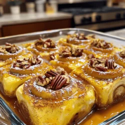 - 2 cans of refrigerated cinnamon rolls (with icing) - 6 large eggs - 1 cup milk - 1 teaspoon vanilla extract - 1 teaspoon ground cinnamon - 1/4 teaspoon nutmeg - 1/2 cup maple syrup (plus extra for serving) - 1/2 cup chopped pecans or walnuts (optional) - Powdered sugar (for dusting) To make this dish, you need a few simple items. I love using refrigerated cinnamon rolls because they save time. You get that classic cinnamon flavor without the hassle of making dough from scratch. Eggs, milk, and vanilla create a rich custard. Ground cinnamon and nutmeg add warmth and depth. Maple syrup gives a sweet touch, while nuts add crunch. - Dairy-free alternatives for milk and butter - Gluten-free options for cinnamon rolls - Nut-free alternatives for toppings If you want a dairy-free version, use almond or oat milk. You can also swap butter for coconut oil. For gluten-free, look for special cinnamon rolls made from almond or coconut flour. If you're avoiding nuts, you can skip them or use seeds like sunflower seeds. These swaps keep the dish tasty for everyone! For the full recipe, check out the details above. First, you need to preheat your oven to 350°F (175°C). While it heats, grab a 9x13 inch baking dish. Grease it with some butter or cooking spray. This will help your casserole not stick. Next, open the two cans of cinnamon rolls. Slice each roll into quarters. It’s easy! Just chop them up and place the pieces evenly in your prepared dish. Make sure they fit snugly together. Now comes the fun part. In a large mixing bowl, whisk together the following ingredients: - 6 large eggs - 1 cup milk - 1 teaspoon vanilla extract - 1 teaspoon ground cinnamon - 1/4 teaspoon nutmeg - 1/2 cup maple syrup Mix until everything is well combined. You want a nice smooth texture. Pour this egg mixture evenly over the cinnamon roll pieces in the baking dish. Make sure every piece gets soaked. This is key to a moist casserole. If you want to add a crunch, sprinkle 1/2 cup of chopped pecans or walnuts over the top. This step is optional, but it adds great flavor. Place your casserole in the preheated oven. Bake it for about 25-30 minutes. You want the center set and the top golden brown. To check if it's done, insert a toothpick in the center. If it comes out clean, your casserole is ready! When it’s finished, let it cool for a few minutes. You can then drizzle the icing from the cinnamon rolls over the top while it is still warm. It adds a sweet touch. This simple process makes a delicious Cinnamon Roll French Toast Casserole. You can find the Full Recipe for more details. You can prepare the casserole the night before. Simply follow the steps up to pouring the egg mixture over the cinnamon roll pieces. Cover the dish with foil and place it in the fridge. In the morning, bake it right from the fridge. This saves time and stress. For leftovers, store them in an airtight container. When you want to eat, reheat in the oven at 350°F for 15-20 minutes. You can also microwave single servings for about a minute. Just make sure it is warm all the way through. I love to serve Cinnamon Roll French Toast Casserole warm. It tastes best fresh from the oven. Drizzle more maple syrup on top for extra sweetness. You can also add a sprinkle of powdered sugar for a nice touch. For toppings, fresh berries really shine. Strawberries, blueberries, or raspberries add color and flavor. A dollop of whipped cream makes it feel special. You can also sprinkle chopped nuts for a nice crunch. One common mistake is overbaking the casserole. This can make it dry and tough. Keep an eye on it in the oven. The center should be set but still soft. Another mistake is uneven soaking of the cinnamon roll pieces. Make sure to pour the egg mixture evenly. Move the pieces around a bit to coat them well. This ensures every bite is soft and tasty. {{image_2}} You can make this dish even more fun by adding fruits. Try diced apples or fresh berries. They add sweetness and a burst of flavor. You can also mix in different spices. A pinch of ginger or cardamom can spice things up. Almond or maple extract gives a unique twist too. If you want a vegan version, swap eggs for flaxseed meal mixed with water. Use almond or oat milk in place of regular milk. For a low-sugar version, cut back on syrup or use a sugar substitute. You can also use low-carb bread for a keto-friendly option. Different cultures can give this casserole a unique touch. In Mexico, try adding chocolate or dulce de leche. In Italy, use mascarpone instead of cream. You can also incorporate local nuts or spices to bring out local flavors. Each twist makes this dish even more special. For a detailed guide to making this delicious dish, check out the Full Recipe. To keep your Cinnamon Roll French Toast Casserole fresh, store it in an airtight container. It is best to refrigerate leftovers within two hours of baking. This will help prevent bacterial growth. You can store it in the fridge for up to three days. If you want to keep it longer, freeze the casserole. Wrap it tightly in plastic wrap and then in aluminum foil. It can last up to three months in the freezer. When it's time to enjoy your leftovers, reheating is key. The best method is to use the oven. Preheat it to 350°F (175°C). Place the casserole in a baking dish, cover it with foil, and heat for about 15-20 minutes. This will keep the casserole moist. You can also use the microwave for a faster option. Heat individual portions for about 30-60 seconds, but be careful not to overdo it. This can make the texture chewy. Get creative with your leftovers! You can turn the casserole into a fun breakfast sandwich. Just slice a piece and add a layer of cream cheese or jam. Another idea is to make a breakfast parfait. Layer pieces of casserole with yogurt and fresh fruit. This way, you can enjoy it in new ways. It’s perfect for brunch or even a quick snack. Yes, you can make this casserole the night before. Just prepare it as usual, but do not bake it. Cover it tightly with plastic wrap and store it in the fridge. In the morning, take it out and let it sit for about 30 minutes. This helps it to warm up a bit. Then, bake it as the recipe states. This makes mornings easier and lets you serve a warm breakfast fast. Absolutely! If you have a favorite homemade cinnamon roll recipe, feel free to use it. Just make sure to follow the same steps. Cut the rolls into quarters as you would with store-bought ones. Homemade rolls can make the dish even more special. The dough can add a personal touch and extra flavor. Just remember, the baking time may vary slightly based on the size of your rolls. You can serve this casserole with many tasty sides. Here are a few ideas: - Fresh fruit like berries or sliced bananas - A dollop of whipped cream for extra sweetness - Crispy bacon or sausage for a savory touch - A drizzle of maple syrup for added flavor - Scrambled eggs for a complete breakfast spread These sides will make your meal feel more special and complete. Enjoy mixing and matching! This blog post has shared a simple way to make Cinnamon Roll French Toast Casserole. You need just a few ingredients and clear steps. I covered helpful tips for storing and reheating leftovers. You now know how to customize the recipe too. I hope you feel ready to create this dish. Enjoy it for breakfast or brunch with friends and family! Your taste buds will thank you.