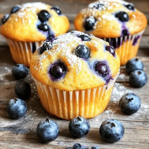 To make these delightful gluten-free blueberry muffins, gather the following ingredients: - 2 cups almond flour - 1/2 cup coconut flour - 1/2 cup granulated sugar (or coconut sugar) - 2 teaspoons baking powder - 1/2 teaspoon baking soda - 1/4 teaspoon salt - 3 large eggs - 1/2 cup unsweetened applesauce - 1/4 cup almond milk (or any non-dairy milk) - 1 teaspoon vanilla extract - 1 ½ cups fresh blueberries - Zest of 1 lemon (optional) These ingredients work together to create soft, moist muffins packed with flavor. Almond flour gives a nutty taste and great texture. Coconut flour adds a hint of sweetness and a unique mouthfeel. The blueberries burst with flavor, making each bite a treat. You can use frozen blueberries if fresh ones are not available. Adding lemon zest brightens the muffins. It’s a small touch that elevates the flavor. Each ingredient plays a key role in making these muffins gluten-free yet delicious. For the full recipe, check the details above. - Preheat your oven to 350°F (175°C) and prepare your muffin tin. - In a large bowl, mix together: - 2 cups almond flour - 1/2 cup coconut flour - 1/2 cup granulated sugar (or coconut sugar) - 2 teaspoons baking powder - 1/2 teaspoon baking soda - 1/4 teaspoon salt - In another bowl, whisk together: - 3 large eggs - 1/2 cup unsweetened applesauce - 1/4 cup almond milk (or any non-dairy milk) - 1 teaspoon vanilla extract - Zest of 1 lemon (optional) - Pour the wet ingredients into the dry ingredients. Mix until just combined. - Gently fold in 1 ½ cups fresh blueberries. Be careful not to break them. - Using a spoon or ice cream scoop, fill each muffin cup about 2/3 full. - Bake in your preheated oven for 18-22 minutes. Check with a toothpick to see if it comes out clean. - After baking, let the muffins cool in the pan for about 5 minutes. - Transfer them to a wire rack to cool completely. - For presentation, serve warm with a light dusting of powdered sugar. Add a few extra blueberries for color. You can also top them with Greek yogurt or a drizzle of honey for sweetness. For the full recipe, check out the details above. Enjoy your gluten-free blueberry muffins! To bake great gluten-free muffins, you need to avoid some common problems. The first pitfall is using too much coconut flour. It absorbs a lot of moisture, so use it wisely. Stick to the recipe to keep a good balance. Next, ensure you add enough moisture. This is key for a soft texture. The applesauce and almond milk help here. If your batter seems too thick, add a little more almond milk. These muffins are perfect warm. Serve them with a light dusting of powdered sugar. You can also top them with a few fresh blueberries for a nice look. Pair muffins with coffee or tea for a delightful snack. Greek yogurt is a great side too. It adds creaminess and a bit of protein. To keep your muffins fresh, store them in an airtight container. They last about three days at room temperature. If you want them to last longer, you can freeze them. Wrap each muffin in plastic wrap and place them in a zip-top bag. They will stay good for about three months. When you're ready to eat one, just thaw it at room temperature or warm it in the oven. {{image_2}} You can swap almond flour for oat flour. Oat flour gives a nice, soft texture. You can also try gluten-free flour blends. These blends mix different flours for a balanced taste. Both options will work well in the recipe. Always check for gluten-free labels to avoid cross-contamination. Want to jazz up your muffins? Add spices like cinnamon or nutmeg. These spices bring warmth and depth. You may also mix in chopped apples or raspberries for a fruity twist. Adjust sweetness by using less sugar if you prefer. You can also use honey or maple syrup for a natural sweetener. These muffins offer many health perks. Almond flour is high in protein and healthy fats. Blueberries are packed with antioxidants. They support heart health and brain function. For lower sugar options, cut back on sugar or use a sugar substitute. Applesauce keeps the muffins moist while cutting sugar, too. Try these changes to boost nutrition and flavor! For more details, check out the Full Recipe. Each muffin packs a tasty punch. Here is the breakdown per muffin: - Calories: 180 - Fat: 9g - Protein: 4g - Carbohydrates: 22g - Fiber: 3g Almond flour is a star in this recipe. It has fewer carbs than wheat flour. It also gives good fiber, which aids digestion. Blueberries bring more than just sweetness. They are full of vitamins and antioxidants. These tiny fruits can help improve your heart health. A gluten-free diet can help many people feel better. It may reduce bloating and improve energy. Many find that they digest food easier. If you are sensitive to gluten, this muffin is a great choice. I suggest one muffin as a serving. You can enjoy it as a snack or with breakfast. These muffins fit well into a balanced diet. Pair them with protein, like Greek yogurt. This balance keeps you full and happy longer. For more flavor, try adding some nuts or seeds on top. Enjoy your muffins fresh or save some for later! Gluten-free muffins stay fresh for about 2 to 3 days at room temperature. To keep them longer, store them in an airtight container. This helps keep them moist. You can also freeze the muffins for up to three months. Just thaw them at room temperature when you want to enjoy them. Yes, you can use frozen blueberries in this recipe. They work well and add great flavor. Just fold them into the batter while still frozen. This prevents them from bleeding too much color into the batter. It’s an easy way to enjoy blueberry muffins year-round. If you need a different flour, here are some good options: - Oat flour - Coconut flour - Gluten-free all-purpose flour Each flour has its own taste and texture. You may need to adjust the liquid in the recipe if you swap them out. To check if your muffins are done, insert a toothpick into the center of one. If it comes out clean, they are ready. You can also look for a golden-brown color on top. The muffins should spring back when you touch them lightly. To make sugar-free muffins, use a sugar substitute like stevia or monk fruit sweetener. These options add sweetness without the calories. You can also mash a ripe banana for natural sweetness. It’s a tasty way to reduce sugar and add flavor. For more answers to common questions, check out additional links. In this post, I shared a simple recipe for gluten-free blueberry muffins. We covered the key ingredients, step-by-step instructions, and tips for baking success. You learned how to store your muffins and explore fun variations too. These muffins are tasty and healthy. Enjoy them fresh or with your favorite drink. Making these treats can boost your kitchen skills and satisfy your sweet cravings! Happy baking!