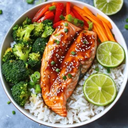 Teriyaki Salmon Bowls Flavorful and Easy to Make