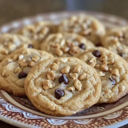 - 1 cup creamy peanut butter - 1 cup brown sugar, packed - 1 large egg - 1 teaspoon vanilla extract The heart of my peanut butter cookies lies in these simple, yet powerful ingredients. Creamy peanut butter brings rich flavor and moisture, making the cookies soft and chewy. Brown sugar adds a deep sweetness and helps create that lovely caramelized flavor. The large egg acts as a binder, holding everything together. Finally, vanilla extract enhances the overall taste, making each bite feel special. - 1/2 teaspoon baking soda - A pinch of salt Baking soda is crucial for helping the cookies rise. It gives them that nice, soft texture. A pinch of salt balances the sweetness and brings out the flavors. Don’t skip these two tiny ingredients; they make a big difference! - 1/4 cup dark chocolate chips - 1/4 cup chopped roasted peanuts Want to take your cookies to the next level? Add dark chocolate chips for a sweet twist. They melt beautifully and add a lovely richness. Chopped roasted peanuts provide a crunchy texture and extra peanut flavor. These add-ins are optional, but they can turn a good cookie into an amazing one! For the full recipe, check out Peanut Butter Paradise Cookies 🥜. - Preheat your oven to 350°F (175°C). - Line a baking sheet with parchment paper. This makes for easy clean-up. - In a mixing bowl, combine 1 cup of creamy peanut butter and 1 cup of packed brown sugar. - Mix well using a hand mixer or a wooden spoon until the mixture is smooth. - Now, add 1 large egg, 1 teaspoon of vanilla extract, 1/2 teaspoon of baking soda, and a pinch of salt to the bowl. - Mix everything until all the ingredients are well combined. - If you want to add some fun, fold in 1/4 cup of dark chocolate chips or 1/4 cup of chopped roasted peanuts. - Using a tablespoon or cookie scoop, drop dough balls onto the prepared baking sheet. - Leave about 2 inches of space between each cookie. - Flatten each cookie slightly with the back of a fork in a crisscross pattern. This gives the cookies their classic look. - Bake your cookies in the preheated oven for 10-12 minutes. The edges should turn golden brown. The centers will stay soft but will firm up as they cool. - Let the cookies cool on the baking sheet for about 5 minutes. Then, transfer them to a wire rack to cool completely. This simple and nutritious recipe for peanut butter cookies ensures great flavor and texture. For the full experience, check out the Full Recipe that I shared! To get the right dough consistency, mix your creamy peanut butter and brown sugar well. You want a smooth, thick texture. If the dough feels too sticky, add a little more baking soda. This small change can make a big difference. For soft centers, take the cookies out when they are just golden at the edges. They will continue to cook as they cool. Let them rest on the baking sheet for about five minutes before moving them. This helps keep them soft and chewy. You can add fun flavors to your cookies! Try mixing in some cinnamon or a dash of nutmeg for warmth. Both spices blend well with peanut butter. If you want to switch things up, use different nut butters. Almond or cashew butter can add a new twist to your cookies. Just remember, the flavor will change based on the nut butter you choose. Set your oven to 350°F (175°C) for the best results. This temperature gives your cookies a nice, even bake. When it comes to baking sheets, use parchment paper. This makes for easy cleanup and helps prevent sticking. If you don’t have parchment, grease the pan lightly. This keeps cookies from getting too brown on the bottom. For a full recipe, check out Peanut Butter Paradise Cookies. {{image_2}} You can easily make peanut butter cookies gluten-free. Start by using gluten-free flour instead of regular flour. Almond flour or coconut flour works great. They add unique flavors and keep the cookies soft. For sweetening, try using honey or maple syrup. These options can add a nice touch. Just remember to adjust the amounts. Too much liquid can change the dough's texture. Peanut butter and jelly cookies are a fun twist. Just add a spoonful of your favorite jelly in the center before baking. This gives a juicy surprise in each bite. You can also make chocolate-dipped peanut butter cookies. After baking, dip half of each cookie in melted dark chocolate. Let them cool on a wire rack. The chocolate adds richness that pairs well with peanut butter. Pair these cookies with a glass of cold milk or hot tea. The flavors blend perfectly. You can also serve them warm with a scoop of vanilla ice cream on top. For special occasions, arrange the cookies on a colorful plate. Sprinkle some chopped peanuts on top for decoration. You can even add a drizzle of melted chocolate. This makes the cookies look extra special and inviting. For the complete recipe, check out the Full Recipe section! Store peanut butter cookies at room temperature. They taste best this way. If you want to keep them fresh longer, use the fridge. Place cookies in an airtight container. This keeps them from drying out. Make sure the container has a tight seal. To freeze your cookies, first let them cool completely. Then, place them on a baking sheet. Arrange them in a single layer. Freeze for about an hour. After that, move the cookies to a freezer bag. Remove as much air as possible before sealing. Label the bag with the date. To thaw, take out one or two cookies. Leave them at room temperature for about 30 minutes. You can also warm them in the microwave for a few seconds. Peanut butter cookies stay fresh for about a week at room temperature. In the fridge, they can last up to two weeks. Look for signs that the cookies have gone bad. If they smell off or feel hard, it’s time to toss them. Always trust your senses to keep your treats safe and tasty. The main ingredients in peanut butter cookies are simple and easy to find. You need: - 1 cup creamy peanut butter - 1 cup brown sugar, packed - 1 large egg - 1 teaspoon vanilla extract - 1/2 teaspoon baking soda - A pinch of salt These ingredients create a rich, sweet, and nutty flavor that everyone loves. Yes, you can make peanut butter cookies without eggs! Some good egg substitutes are: - 1/4 cup unsweetened applesauce - 1/4 cup mashed banana - 1 tablespoon flaxseed meal mixed with 3 tablespoons water These options keep the cookies moist and tasty even without eggs. To stop your cookies from spreading too much, try these tips: - Chill the dough for at least 30 minutes before baking. - Use a thicker peanut butter instead of a runny one. - Make sure your baking sheet is cold before you place the dough on it. These tricks help keep your cookies thick and chewy. Absolutely! Using crunchy peanut butter instead of creamy adds texture. You will get little bits of peanuts in every bite. This change can make your cookies even more fun to eat. The taste will still be great, so feel free to experiment! For the full recipe, check out the Peanut Butter Paradise Cookies. Making peanut butter cookies is easy and fun. You need just a few key ingredients, like peanut butter and brown sugar. Mixing them well ensures a great texture. Adding chocolate chips or nuts can boost the flavor. Remember, bake at the right temperature for soft centers. Store cookies properly to keep them fresh. With these tips and variations, you can create delicious cookies for any occasion. Enjoy baking and sharing your tasty treats!