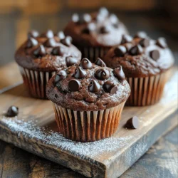 The main ingredients for these muffins come together to create a tasty treat. Here’s what you need: - 1 cup grated zucchini (about 1 medium zucchini) - 1 cup whole wheat flour - 1/2 cup unsweetened cocoa powder - 1/2 cup almond milk (or any milk of choice) - 1/3 cup maple syrup (or honey) - 1/4 cup coconut oil, melted - 1/4 cup brown sugar (or coconut sugar) - 2 large eggs - 1 teaspoon vanilla extract - 1 teaspoon baking powder - 1/2 teaspoon baking soda - 1/4 teaspoon salt - 1/2 cup chocolate chips (dark or dairy-free) These ingredients work in harmony to provide flavor and nutrition. Each key ingredient brings health benefits. Zucchini adds moisture and fiber, helping digestion. Whole wheat flour offers more nutrients than white flour. It includes B vitamins and protein. Unsweetened cocoa powder is rich in antioxidants. It can boost heart health. Maple syrup gives a natural sweetness with minerals. Coconut oil is good for energy and healthy fats. Eggs add protein and help bind the muffins. You can swap ingredients easily. If you don't have zucchini, try using mashed bananas or applesauce. For flour, gluten-free blends work well too. Instead of almond milk, any milk works, like soy or oat. Honey can stand in for maple syrup if you prefer. You can also use applesauce in place of brown sugar for less sweetness. All these swaps keep your muffins healthy and delicious. For the full recipe, check the section above. Start by preheating your oven to 350°F (175°C). This ensures even baking. Next, prepare your muffin tin. You can line it with paper liners or grease it with cooking spray. In a large bowl, mix the grated zucchini, melted coconut oil, maple syrup, brown sugar, eggs, and vanilla extract. Stir well until the mix is smooth. In another bowl, whisk together the whole wheat flour, cocoa powder, baking powder, baking soda, and salt. This helps to combine the dry ingredients. Gradually add this dry mix to your wet ingredients, alternating with almond milk. Mix until just combined. Finally, gently fold in the chocolate chips. Pour the muffin batter into your prepared muffin tin. Fill each cup about 3/4 full to allow room for rising. Bake for 18-20 minutes in the preheated oven. To check if they are done, insert a toothpick into the center of a muffin. If it comes out clean, your muffins are ready. If not, bake for a few more minutes. Keep an eye on them, so they don’t dry out. After baking, let them cool in the pan for about 5 minutes. Then, transfer the muffins to a wire rack to cool completely. To check for doneness, use a toothpick. Insert it into the center of a muffin. If it comes out clean or with just a few crumbs, they are done. If the toothpick has wet batter on it, bake the muffins a little longer. This simple test helps avoid undercooked muffins. Enjoy your Healthy Chocolate Zucchini Muffins warm or let them cool to room temperature. For a fun twist, you can serve them with a sprinkle of powdered sugar or a dollop of Greek yogurt. For the full recipe, check out the detailed instructions above. To keep your muffins moist, use fresh zucchini. Grate it just before mixing. The water in the zucchini adds great moisture. You can also use the right amount of coconut oil. It helps to keep muffins soft. If you want extra flavor, add a bit more vanilla. It brings out the chocolate taste. Don’t skip the baking powder and baking soda. They help your muffins rise. Also, avoid over-mixing the batter. Mix it just enough to combine the wet and dry ingredients. Over-mixing can make your muffins tough. Lastly, don’t bake them too long. Check for doneness with a toothpick early. Use room temperature eggs for better mixing. They blend into the batter more easily. If you want to reduce sugar, cut back on the brown sugar. The zucchini keeps the muffins sweet. Try adding nuts for extra crunch. You can use walnuts or pecans. For a fancy touch, sprinkle some chocolate chips on top before baking. For the full recipe, check out the details above. {{image_2}} You can make these muffins even more fun! Try adding nuts like walnuts or pecans for crunch. You could also mix in dried fruits, such as raisins or cranberries, for extra sweetness. If you love spice, add cinnamon or nutmeg for warmth. A dash of espresso powder can boost the chocolate flavor, too. If you need gluten-free muffins, swap the whole wheat flour for almond or oat flour. Both work well and keep the muffins moist. For a dairy-free version, use coconut or almond milk. These changes keep the muffins tasty and healthy, while still being friendly to different diets. If you like your muffins less sweet, lower the brown sugar or maple syrup. You can try using mashed bananas or applesauce instead. These options still give you sweetness but add extra moisture. Taste the batter before baking so you can adjust the sweetness just right. For the Full Recipe, be sure to follow the steps for a delicious outcome! To keep your muffins fresh, store them at room temperature. Use an airtight container. If you have leftovers, they can last for about three days. If you want to keep them longer, try refrigerating them. Just ensure they are in a sealed bag. This can help them stay good for a week. Freezing is a great way to store muffins for a long time. First, let the muffins cool completely. Then, wrap each muffin in plastic wrap. Place the wrapped muffins in a freezer bag. This method helps prevent freezer burn. You can store them for up to three months. Just remember to label the bag with the date! When you’re ready to enjoy your frozen muffins, you can reheat them easily. For quick reheating, use the microwave. Heat each muffin for about 20-30 seconds. If you prefer a crispy top, use the oven. Preheat it to 350°F (175°C) and bake the muffins for about 10 minutes. This gives them a fresh-baked taste. Yes, you can use other flours. Almond flour and oat flour work well. Each flour gives a unique taste and texture. Whole wheat flour gives a hearty flavor. Almond flour adds moisture and a nutty taste. Oat flour makes the muffins light and fluffy. Experiment to find your favorite! To make sugar-free muffins, use ripe bananas or applesauce. These natural sweeteners add flavor without added sugar. You can also use stevia or monk fruit sweetener. Both help keep the sweetness without the calories. Adjust these to your taste for the best results. Serve these muffins warm for the best taste. You can add a sprinkle of powdered sugar on top. Pair them with Greek yogurt or a scoop of whipped cream. They also go well with fresh fruit or a drizzle of honey. Enjoy them as a snack or a tasty breakfast! These muffins stay fresh for about three days at room temperature. Store them in an airtight container to keep them moist. You can freeze them for up to three months. Just thaw them overnight in the fridge when you want to enjoy them. For the full recipe, check out the details above. You learned all about making healthy chocolate zucchini muffins. We covered key ingredients and their benefits. I shared step-by-step instructions and baking tips. Important tricks to avoid mistakes ensure great results. Variations allow for creative mix-ins and dietary changes. Proper storage helps keep your muffins fresh. These muffins are tasty and nutritious. Try them out, and enjoy every bite. Healthy baking is fun and rewarding!