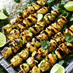 Coconut Lime Chicken Skewers Flavorful and Easy Meal