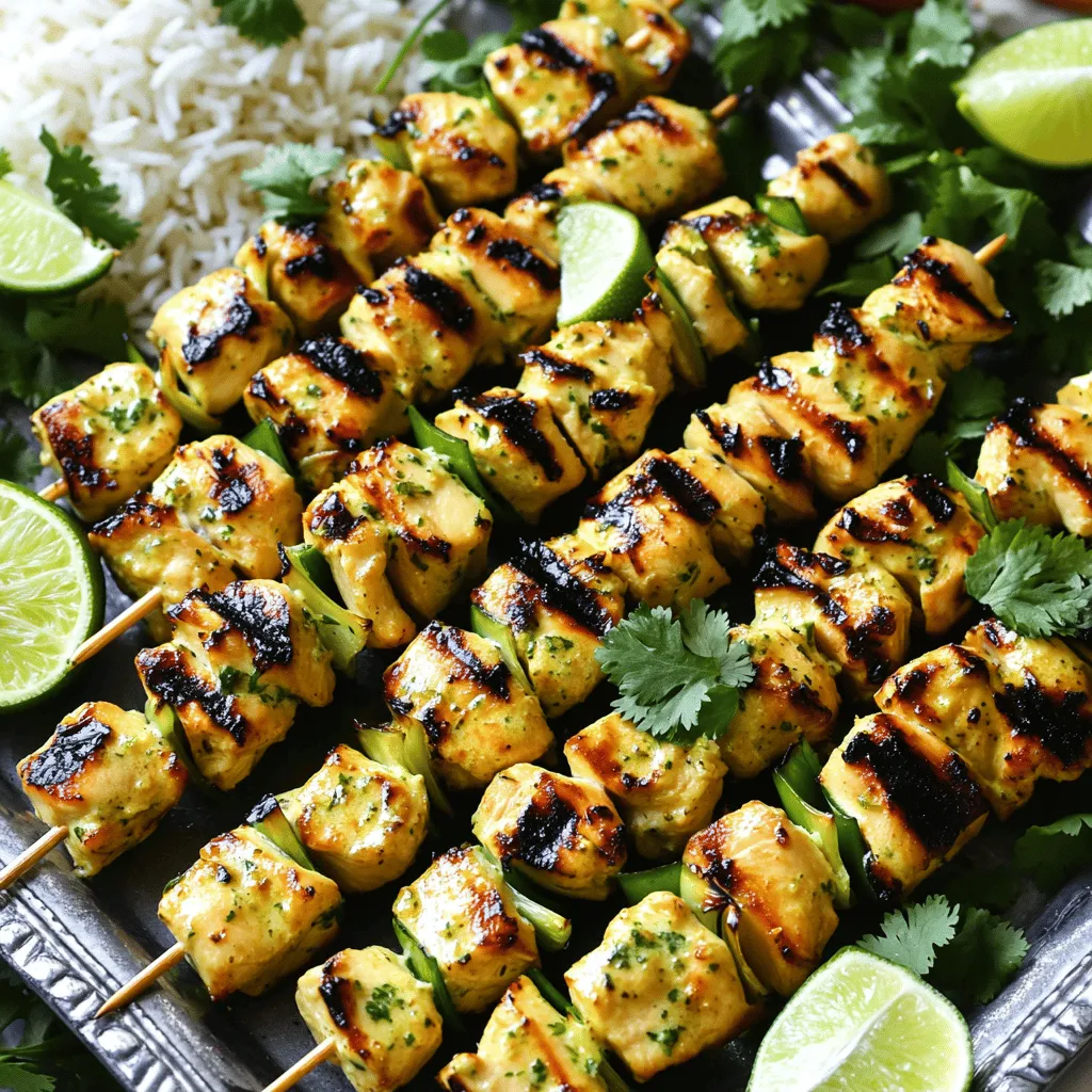 Coconut Lime Chicken Skewers Flavorful and Easy Meal