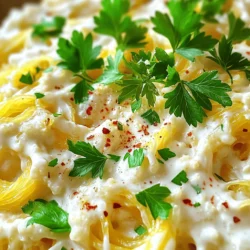 Spaghetti Squash Alfredo Creamy and Flavorful Dish