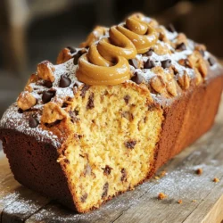 To create the perfect cookie butter banana bread, gather these simple ingredients: - 3 ripe bananas, mashed - 1 cup cookie butter - 1/2 cup granulated sugar - 1/4 cup brown sugar, packed - 2 large eggs - 1/2 cup unsalted butter, melted - 1 teaspoon vanilla extract - 1 teaspoon baking soda - 1/2 teaspoon salt - 1 ½ cups all-purpose flour - 1/2 teaspoon ground cinnamon (optional) - 1/2 cup chocolate chips (optional) These ingredients blend together to make a moist and flavorful bread. The ripe bananas add natural sweetness, while the cookie butter brings a rich, spiced flavor. The sugars create a lovely caramelized crust. You can also choose to add chocolate chips for a delightful treat. Use fresh ingredients for the best taste. If you can, choose organic bananas. They have more flavor and are better for the earth. This bread is easy to make and perfect for breakfast or a snack. 1. First, preheat your oven to 350°F (175°C). Grease a 9x5-inch loaf pan and set it aside. This helps the bread come out easily. 2. Next, in a large bowl, combine the mashed bananas, cookie butter, granulated sugar, and brown sugar. Mix them well until smooth. You want everything to blend nicely. 3. Now, add the two large eggs to your mixture. Whisk them in until they combine fully with the banana and cookie butter. 4. Pour in the melted butter and add the vanilla extract. Stir everything together again until it’s well mixed. 5. In a separate bowl, whisk together the baking soda, salt, flour, and ground cinnamon if you choose to use it. This keeps your dry ingredients from clumping. 1. Gradually add the dry ingredients to the wet mixture. Stir until just combined. Be gentle! Overmixing can make the bread tough. 2. If you like, fold in the chocolate chips for a sweet surprise. They add a nice touch to the flavor. 3. Now, pour the batter into your prepared loaf pan. Use a spatula to smooth out the top for even baking. 1. Bake your banana bread for 60-70 minutes. It’s done when a toothpick inserted in the center comes out clean. 2. Once baked, let the bread cool in the pan for about 10 minutes. This helps it set before you take it out. 3. Carefully transfer the bread to a wire rack to cool completely. This prevents it from becoming soggy. Enjoy your warm, cookie butter banana bread with a sprinkle of powdered sugar on top! To make the best cookie butter banana bread, avoid overmixing the batter. Overmixing can make your bread tough. Mix until just combined for a soft texture. Choose ripe bananas for the best flavor. The bananas should have brown spots but not be mushy. This ripeness adds sweetness and moisture to your bread. To achieve the right texture, use melted butter instead of room temperature butter. This gives a rich and moist crumb. You can also fold in chocolate chips for a delightful surprise. You can boost the flavor with spices. Try adding a pinch of nutmeg or a bit of ginger. These spices enhance the cookie butter's taste and give warmth to the bread. Using different types of cookie butter can also change the flavor. Speculoos cookie butter adds a spiced taste. Other options like peanut butter or almond butter can add nutty notes. Serve the bread warm for the best experience. Warm slices are soft and full of flavor. If serving at room temperature, it still tastes great but may not be as soft. For a gourmet touch, sprinkle powdered sugar on top. You can also drizzle extra cookie butter over the slices. This adds sweetness and makes it look fancy. {{image_2}} You can easily change up this recipe to fit your taste. If you like nuts, try adding walnuts or pecans. They add a nice crunch and flavor. Just chop them up and fold them into the batter before baking. If you want a dairy-free option, use plant-based butters and milks. Almond or oat milk works great. You can also swap out the unsalted butter for coconut oil. This keeps the bread moist and adds a hint of tropical flavor. Want to switch things up? You can swap out the cookie butter for other spreads. Nutella or peanut butter are tasty choices. Just use the same amount. This will change the taste but keep it delicious. Adding fruits or other mix-ins can also add a new twist. Blueberries or raisins are great options. They will add sweetness and moisture. Just fold them in gently before pouring the batter into the loaf pan. If you need a gluten-free option, use a gluten-free flour blend. Many brands offer one-to-one flour swaps. This keeps the texture light and fluffy. For vegan adaptations, replace the eggs with flaxseed meal or applesauce. Use non-dairy milk and plant-based butter. This way, everyone can enjoy this yummy banana bread. To keep your cookie butter banana bread fresh, follow these tips: - Let it cool fully: After baking, let the bread cool in the pan for about 10 minutes. Then, move it to a wire rack until it is completely cool. - Wrap it up: Use plastic wrap or aluminum foil to wrap the banana bread tightly. This helps keep it moist. - Store in a container: Place the wrapped bread in an airtight container. This will protect it from air and moisture. The best storage spot is at room temperature for up to 3 days. If you want to keep it longer, use the freezing method. Freezing banana bread is simple: - Wrap it well: First, let the bread cool completely. Then, wrap it in plastic wrap, followed by aluminum foil. This double wrap prevents freezer burn. - Label it: Write the date on the foil. This way, you know when you made it. You can freeze it for up to 3 months. When you’re ready to enjoy it: - Thawing: Remove the bread from the freezer. Place it in the fridge overnight or on the counter for a few hours. - Reheating tips: For warm slices, preheat your oven to 350°F (175°C). Place the slices on a baking sheet and heat for about 10 minutes. Enjoy your tasty treat again! Can I use ripe bananas that are overripe? Yes, using overripe bananas works great! They have more flavor and make the bread moist. Just make sure they are soft and have brown spots. This adds natural sweetness to your bread. How long does cookie butter banana bread last? Cookie butter banana bread can last about 3 to 4 days at room temperature. If you want it to last longer, store it in the fridge for up to a week. Always keep it in an airtight container to keep it fresh. What to pair with banana bread? Banana bread is delicious with butter or cream cheese. You can also enjoy it with a drizzle of honey or maple syrup for extra sweetness. Try adding fresh fruit on the side, like berries or slices of banana. Is it best served warm or cold? I prefer banana bread warm! It has a nice texture and melts butter nicely. However, cold banana bread is tasty too, especially after it has sat in the fridge. It's all about your personal taste. What to do if the bread is too dry or too dense? If your bread is dry, it might have too much flour or baked too long. Next time, try measuring the flour carefully and check your bread a few minutes early. If it's dense, avoid overmixing the batter. Mix just until combined. How to fix a bread that doesn't rise? If your banana bread doesn’t rise, check your baking soda. It needs to be fresh to work well. Also, make sure you mix wet and dry ingredients properly. Don’t skip the eggs; they add air and help it rise. You now know how to make delicious cookie butter banana bread. Start with ripe bananas and key ingredients, mix them well, and bake with care. Remember to customize flavors and store it properly. Each step makes the bread better. Don't hesitate to try new ideas or share with friends. This recipe is versatile and forgiving, so enjoy your baking adventure. Your kitchen will soon smell amazing, and the taste will delight. Happy baking!