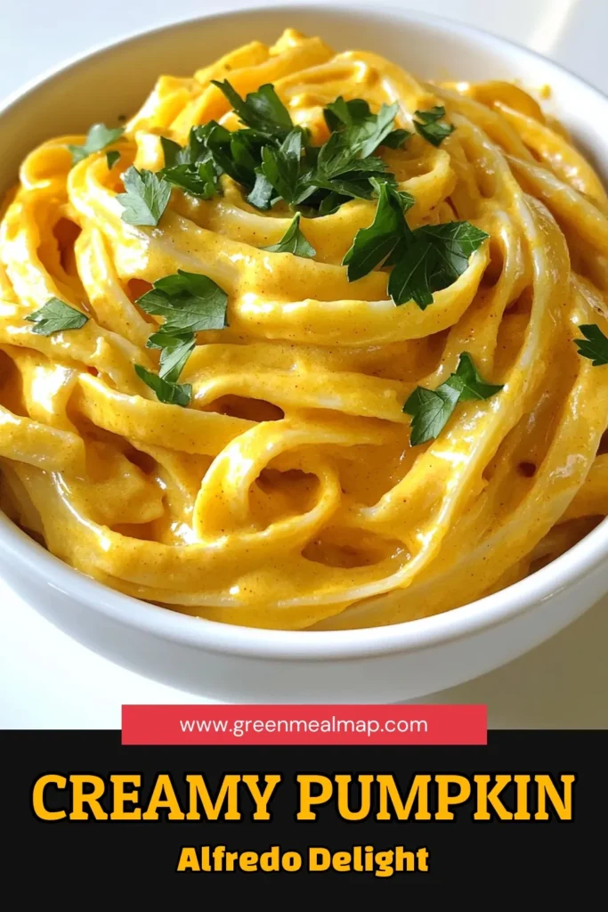 Indulge in the flavors of fall with this creamy pumpkin Alfredo pasta slow cooker recipe! This comforting dish combines fettuccine pasta, rich pumpkin puree, and fresh garlic for a deliciously creamy meal that's perfect for cozy nights. It's easy to prepare and cooks effortlessly in your slow cooker. Click through to discover how to make this mouthwatering dish and impress your friends and family! #PumpkinPasta #SlowCookerRecipes #ComfortFood #FallFlavors