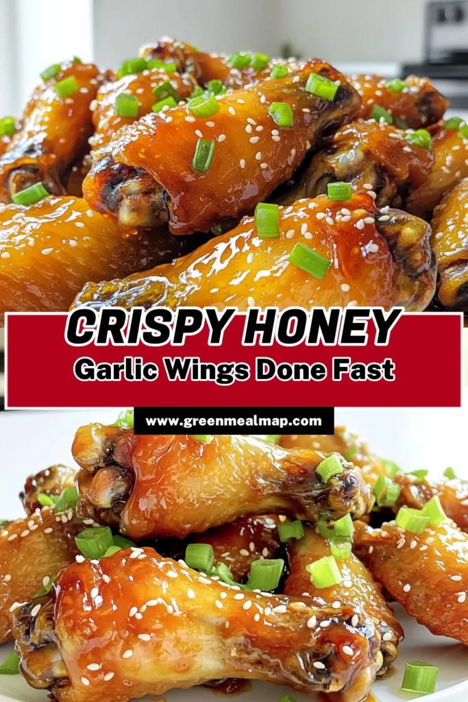 Indulge in delicious Air Fryer Honey Garlic Wings that are sure to impress! With a perfect blend of honey, garlic, and a hint of spice, these wings are easy to make and packed with flavor. Marinate, air fry, and serve for a delightful treat! Whether it's a game day snack or a cozy dinner, these wings are the perfect shareable dish. Click through for the full recipe and get ready to elevate your cooking game! #AirFryerRecipes #ChickenWings #HoneyGarlic #EasyRecipes