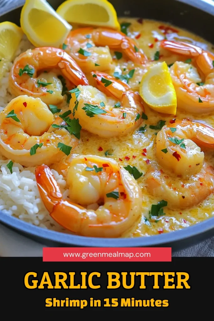 Whip up a delicious Garlic Butter Shrimp Skillet in just 15 minutes! This quick and easy recipe features succulent shrimp cooked in a rich garlic butter sauce, perfect for serving over rice or pasta. With just a handful of ingredients, you can create a flavorful dish that impresses in no time. Click to explore the recipe and discover how to elevate your weeknight dinners! #GarlicButterShrimp #QuickRecipes #SeafoodLovers #DinnerIdeas