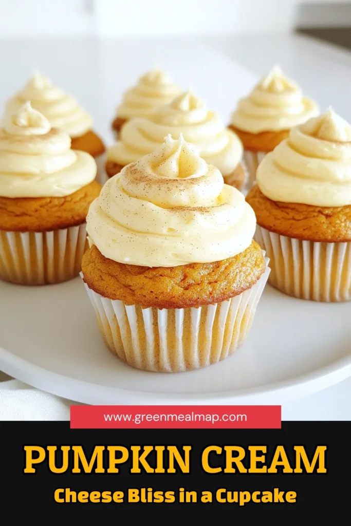 Indulge in the flavors of fall with these delightful Pumpkin Cream Cheese Cupcakes! This easy recipe combines warm spices and creamy frosting for a perfect treat. In just 40 minutes, you can bake and frost a dozen mouthwatering cupcakes that are ideal for any occasion. Get ready to impress your friends and family. Click through for the step-by-step guide and enjoy the sweetness of autumn! #PumpkinCupcakes #FallBaking #DessertIdeas #PumpkinDessert