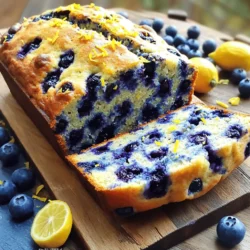 Here is the list of ingredients you need for Blueberry Lemon Yogurt Bread: - 1 cup plain Greek yogurt - 1/2 cup granulated sugar - 2 large eggs - 1/4 cup vegetable oil - Zest of 1 lemon - 1/4 cup fresh lemon juice - 1 1/2 cups all-purpose flour - 1 teaspoon baking powder - 1/2 teaspoon baking soda - 1/4 teaspoon salt - 1 cup fresh blueberries - 1 tablespoon flour (for tossing blueberries) Each ingredient plays a key role in making this bread taste fresh and flavorful. The Greek yogurt adds moisture and a nice tang. The lemon zest and juice brighten the flavor, making it refreshing. Fresh blueberries add natural sweetness and bursts of flavor. When choosing blueberries, I recommend fresh ones when in season for the best taste. If not, you can use frozen blueberries. Just toss them in the flour to keep them from sinking. Make sure to measure your ingredients accurately for the best results. Too much flour can make the bread dry, while too little can make it dense. Enjoy the blend of flavors! First, you need to preheat your oven to 350°F (175°C). This step is key. It ensures that the bread cooks evenly. While the oven heats, grab a 9x5 inch loaf pan. You can grease it or line it with parchment paper. Both methods work great to prevent sticking. In a large mixing bowl, combine 1 cup of plain Greek yogurt and 1/2 cup of granulated sugar. Mix them well until the mixture looks fluffy. Then, add in 2 large eggs, 1/4 cup of vegetable oil, the zest of 1 lemon, and 1/4 cup of fresh lemon juice. Whisk these ingredients together until they are fully combined. This mixture should be smooth and creamy. In a separate bowl, whisk together 1 1/2 cups of all-purpose flour, 1 teaspoon of baking powder, 1/2 teaspoon of baking soda, and 1/4 teaspoon of salt. Make sure there are no lumps in the flour. This mix is important, as it helps the bread rise nicely. Now, it’s time to add the blueberries. Toss 1 cup of fresh blueberries in 1 tablespoon of flour. This simple step keeps the blueberries from sinking to the bottom. Gently fold the floured blueberries into your batter. Be careful not to crush them. You want to keep them whole for bursts of flavor. Pour the batter into your prepared loaf pan. Smooth the top with a spatula. Place it in the oven and bake for 50-60 minutes. To check if it's done, insert a toothpick into the center. If it comes out clean, your bread is ready! Once baked, remove the bread from the oven. Let it cool in the pan for about 10 minutes. After that, transfer it to a wire rack to cool completely. For serving, slice the bread and place it on a wooden board. A sprinkle of lemon zest and a few fresh blueberries make it look extra special. Enjoy this fresh and flavorful treat! To get moist bread, use Greek yogurt. It adds creaminess and keeps the bread soft. Also, don't overmix the batter. Mix just until combined. This helps keep the bread light. Make sure to add the right amount of oil and lemon juice. These ingredients give flavor and moisture. You can swap Greek yogurt for regular yogurt if you need. Just make sure it is plain. For the sugar, you can try honey or maple syrup. Use the same amount. If you need an egg substitute, try one mashed banana or a quarter cup of applesauce. This keeps the texture similar. One big mistake is overbaking. Check your bread at 50 minutes. Insert a toothpick; it should come out clean. If you mix too much, the bread can be tough. Be gentle when folding in the blueberries. This keeps them whole and juicy. Lastly, always preheat your oven. A hot oven helps the bread rise well. {{image_2}} You can enhance your Blueberry Lemon Yogurt Bread by adding nuts or seeds. Chopped walnuts or almonds give a great crunch. You can also try sunflower seeds or chia seeds for a nut-free option. Just fold in about half a cup of nuts or seeds when mixing in the blueberries. This adds texture and a nice flavor twist. While blueberries shine in this recipe, you can switch things up with other fruits. Raspberries or blackberries work well too. If you want a tropical vibe, consider adding diced pineapple or mango. For a fun mix, use a blend of your favorite fruits. Just make sure to adjust the flour slightly if the fruit is very juicy. A simple glaze can take your bread to the next level. Mix powdered sugar with lemon juice for a sweet-tart glaze. You can also add a splash of vanilla for extra depth. Drizzle the glaze over the cooled bread for a beautiful finish. Another option is to sprinkle the top with a sugar and lemon zest mix before baking, which gives a sweet crunch. To keep your Blueberry Lemon Yogurt Bread fresh, store it in a cool place. Wrap it tightly in plastic wrap or foil. You can also place it in an airtight container. This prevents it from drying out. If you want to keep it longer, the fridge works too. Just remember, it may change texture a bit in the fridge. When stored properly, this bread lasts about 3 to 4 days at room temperature. If you place it in the fridge, it can last up to a week. You will notice a slight change in taste and texture after a few days. It’s best enjoyed fresh, but it will still be tasty for several days. If you want to store it for a longer time, freezing is a great option. To freeze, slice the bread first. Wrap each slice in plastic wrap, then place them all in a freezer bag. This helps keep them fresh and easy to grab. Your bread can last for about 2 to 3 months in the freezer. To reheat, take out a slice and let it thaw at room temperature. You can also warm it up in the microwave for about 15-20 seconds. This brings back the fresh taste. Enjoy it warm, perhaps with a little butter or jam! Yes, you can use frozen blueberries in this recipe. They work well and add great flavor. Just toss them in flour before folding into the batter. This step keeps them from sinking. Frozen berries may make the batter a bit wetter. Adjust your baking time if needed. To make this bread healthier, you can make a few simple swaps. Use whole wheat flour instead of all-purpose flour. You can replace some sugar with honey or maple syrup. Use unsweetened applesauce to replace oil for moistness. These changes keep the taste while boosting nutrition. Yes, you can substitute Greek yogurt with regular yogurt. Just keep in mind that regular yogurt is thinner. This may change the texture of the bread slightly. You can also try dairy-free yogurt if you want a vegan option. It will still taste great! To check if your bread is done, use a toothpick. Insert it into the center. If it comes out clean, the bread is ready. If there is wet batter on the toothpick, bake it a bit longer. Look for a golden color on top as another sign. Absolutely! You can make mini loaves or muffins with this recipe. Just adjust your baking time. For mini loaves, bake for about 30-40 minutes. For muffins, bake for 18-22 minutes. Keep an eye on them, so they don’t overbake. Enjoy these fun versions! This blog post covered how to make delicious Blueberry Lemon Yogurt Bread. We explored the ingredients, gave step-by-step instructions, and shared useful tips. Remember, adding nuts or using alternative fruits can change the flavor and texture. Store your bread properly to keep it fresh for longer. Experiment with this recipe by trying new variations. Cooking can be fun and rewarding, so trust yourself and enjoy the process. Your baking journey starts now!