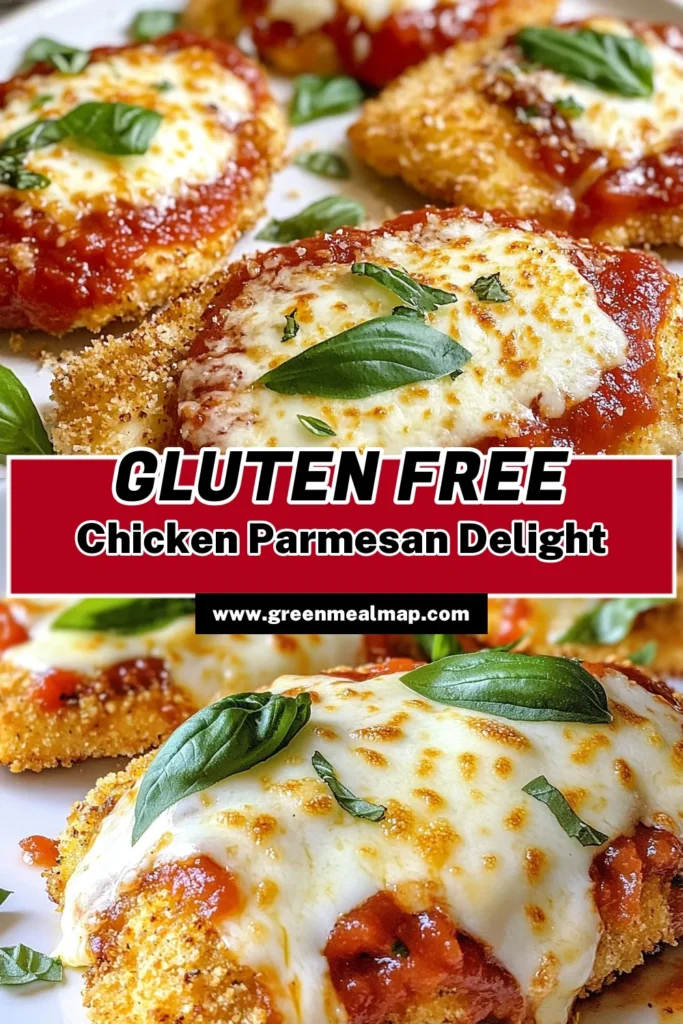 Savor the flavor of this easy gluten-free chicken parmesan that’s perfect for any night! This low-carb chicken parmesan features juicy chicken breasts coated in almond flour, delivering a crispy, delicious result without the gluten. Perfect for quick dinners, this baked chicken parmesan recipe will impress your family and friends. Try it tonight and enjoy a wholesome meal! Save this pin for later! #GlutenFreeRecipes #LowCarb #DinnerIdeas #HealthyEating