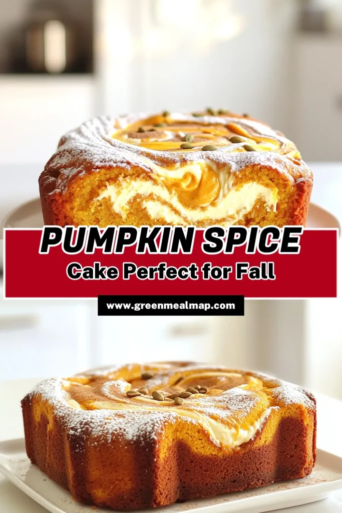 Indulge in the ultimate autumn treat with this Pumpkin Spice Cream Cheese Pound Cake! This deliciously moist cake is perfectly spiced and filled with a creamy cheese swirl that makes every bite irresistible. Easy to make and perfect for gatherings, it's a must-try this season. Click through to explore the full recipe and elevate your fall baking game! #PumpkinSpice #FallBaking #CreamCheeseCake #AutumnTreats