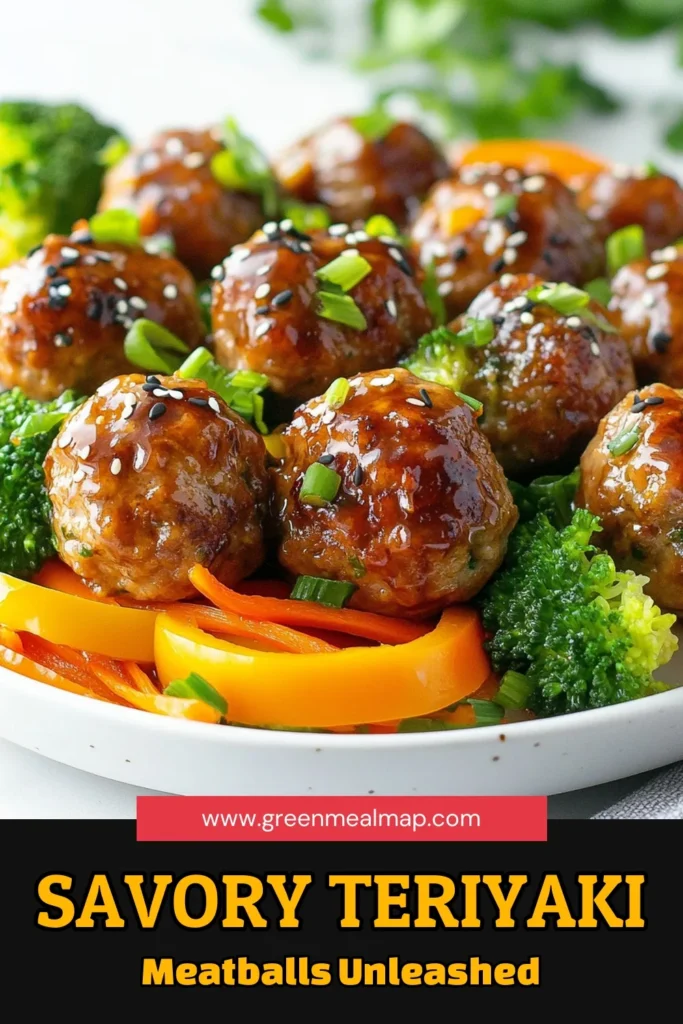 Discover the ultimate teriyaki meatballs recipe with these easy meatball instructions using ground chicken. This healthy teriyaki dinner is a quick, one-pan teriyaki meal that the whole family will love. Perfect for busy weeknights, this dish combines tender meatballs with vibrant veggies. Get inspired to whip up this flavorful sheet pan teriyaki feast! Save this recipe for your next cooking adventure! #TeriyakiMeatballs #HealthyDinner #EasyMeatballRecipe #OnePanMeal