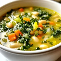 Tuscan White Bean Kale Soup Healthy and Flavorful Meal