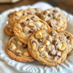 To make the best Chocolate Chip Banana Bread Cookies, you need simple ingredients. Here’s what you’ll need: - Ripe bananas: Use 2 ripe bananas, mashed well. - All-purpose flour: Measure 1 cup for the perfect base. - Brown sugar and granulated sugar: Use 1/2 cup brown sugar and 1/4 cup granulated sugar for sweetness. - Baking soda, baking powder, and salt: Add 1/2 teaspoon baking soda, 1/2 teaspoon baking powder, and 1/4 teaspoon salt to help cookies rise. - Unsalted butter: Use 1/2 cup unsalted butter, softened for easy mixing. - Vanilla extract and ground cinnamon: Add 1 teaspoon vanilla extract and 1/2 teaspoon ground cinnamon for flavor. - Semi-sweet chocolate chips: You need 1 cup of these delicious morsels. - Optional: Chopped walnuts: If you like, add 1/2 cup chopped walnuts for a crunchy texture. Gather these ingredients to create a delightful treat that combines banana bread and cookies! {{ingredient_image_1}} 1. Preheat your oven to 350°F (175°C). Line a baking sheet with parchment paper. 2. In a large bowl, cream together the softened butter, brown sugar, and granulated sugar. Mix until it is light and fluffy. 3. Add the mashed bananas and vanilla extract. Stir until the mixture is well combined. 1. In a separate bowl, whisk together the all-purpose flour, baking soda, baking powder, salt, and ground cinnamon. 2. Gradually add the dry ingredients to the wet mixture. Mix just until combined. 1. Gently fold in the semi-sweet chocolate chips and chopped walnuts, if you choose to use them. 2. Drop spoonfuls of cookie dough onto the prepared baking sheet. Leave about 2 inches between each dollop. 3. Bake in the preheated oven for 10-12 minutes. The edges should be lightly golden. 4. Allow the cookies to cool on the baking sheet for about 5 minutes. Then, transfer them to a wire rack to cool completely. To make the best cookies, you need to measure your ingredients well. Use a kitchen scale for accuracy. If you don’t have one, use dry measuring cups. Fill them without packing the flour down. Level off the top with a straight edge. This simple step keeps your dough from being too dry or wet. Spacing the cookies is also key. Place them about 2 inches apart on the baking sheet. This allows them to spread and bake evenly. Crowding the pan leads to uneven baking and flat cookies. Give them room to shine! Want to add more flavor? Try adding a pinch of nutmeg along with the cinnamon. Nutmeg gives a warm taste. You can also swap in different chocolate chips. Dark chocolate or milk chocolate chips can change the flavor profile. Each type brings something new to the table. If you love crunch, consider adding chopped nuts. Walnuts add a nice texture. You can also try pecans or almonds for a twist. The choices are endless! One big mistake is overmixing the dough. When you mix too much, the cookies can become tough. Mix just until everything blends together. This keeps them soft and chewy. Baking times matter too. Check the cookies at 10 minutes. If the edges are golden, they are done. Every oven is different, so keep an eye on them. Pull them out early if needed. They will continue to bake on the sheet after you take them out. Pro Tips Use Overripe Bananas: The riper your bananas, the sweeter and more flavorful your cookies will be. Look for bananas with brown spots for the best results. Chill the Dough: For thicker cookies, consider chilling the dough for 30 minutes before baking. This helps them maintain their shape and prevents spreading. Experiment with Mix-Ins: Feel free to customize your cookies by adding other mix-ins like dried fruits, coconut flakes, or different types of chocolate. Store Properly: To keep your cookies fresh, store them in an airtight container at room temperature for up to a week. You can also freeze them for longer storage. {{image_2}} You can change the nuts in this recipe to other fun mix-ins. Try using chopped pecans, hazelnuts, or even shredded coconut. Each nut adds a unique crunch and flavor. If you want a sweeter bite, add dried cranberries or raisins. You can also swap out the chocolate. Use dark chocolate chips for a richer taste. Milk chocolate adds a creamy sweetness. White chocolate brings a different flavor and looks great in the dough. Mix and match to find your favorite combo! If you need a gluten-free option, use gluten-free flour blends. They work well and taste great in cookies. Just make sure to check the package for the right amount to use. This change lets everyone enjoy the cookies. For a vegan version, replace the butter with coconut oil or vegan butter. You can use flaxseed meal mixed with water instead of eggs. This creates a nice binding effect. Both swaps keep the cookies soft and tasty. To give your cookies a twist, try adding extracts. Almond extract brings a nutty flavor, while coconut extract adds a tropical vibe. Use just a little, as these flavors can be strong. You can also add dried fruits like apricots, cherries, or figs. These add sweetness and chewiness. They pair well with the banana and chocolate, creating a delicious mix. Enjoy experimenting with these fun ideas! Store your cookies at room temperature in an airtight container. This keeps them soft and fresh. If you want to keep them longer, you can refrigerate them. Just make sure to wrap them well to avoid drying out. To freeze cookie dough, scoop out portions and wrap each in plastic wrap. Place them in a freezer bag, and label with the date. You can freeze baked cookies, too. Just freeze them in a single layer until firm, then transfer them into a container. At room temperature, cookies last about 4 to 5 days. If you refrigerate them, they can stay good for up to 10 days. Frozen cookie dough can last 3 months, while baked cookies last about 2 to 3 months in the freezer. Watch for signs of spoilage. If your cookies smell off or have a strange texture, they may be bad. If you see mold or feel a hard texture, it’s best to toss them. Reheat your cookies in the oven for the best results. Preheat the oven to 350°F (175°C) and warm the cookies for about 5 minutes. This will bring back their soft texture. If your cookies are stale, you can revive them by placing a slice of bread in the container. The cookies will absorb moisture from the bread. It’s a neat trick to bring them back to life! To check if your cookies are done, look for a golden edge. The center should feel slightly soft. You can also gently touch the top. If it springs back, they are ready. Bake for 10-12 minutes to get the best results. Yes, you can use applesauce or pumpkin puree. These fruits add moisture. You may need to adjust the sugar based on your fruit choice. Applesauce is sweeter, so reduce the sugar a bit. You can store the dough in the fridge for up to three days. Wrap it tightly in plastic wrap. You can also freeze it for later use. Just scoop dough balls, freeze them, and bake when you want fresh cookies. In this blog post, we covered everything you need to make delicious banana chocolate chip cookies. We discussed the key ingredients, preparation steps, and baking tips to ensure perfect cookies every time. You learned about variations and storage methods to keep your treats fresh. Remember, with the right techniques and a bit of creativity, you can enjoy cookies tailored to your taste. Baking is fun, and each batch is a chance to improve and experiment. Happy baking!