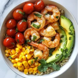 Cilantro Lime Shrimp Bowl Fresh and Healthy Recipe