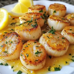 Lemon Garlic Scallops Flavorful Seafood Delight