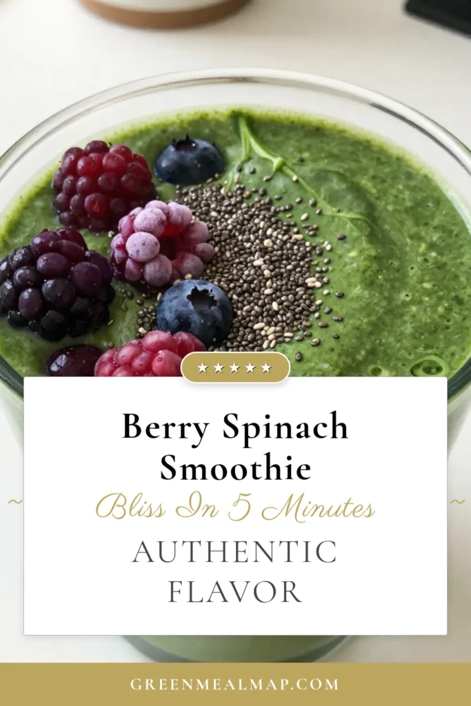Discover the ultimate triple berry spinach smoothie that’s both delicious and nutritious! This healthy smoothie recipe combines fresh spinach, frozen mixed berries, creamy Greek yogurt, and a banana for a delightful flavor explosion. Perfect for breakfast or a quick snack, this spinach smoothie with banana is a must-try! Packed with nutrients, it’s your go-to berry smoothie with Greek yogurt. Save this nutrient-packed smoothie recipe for your healthy lifestyle! #SmoothieRecipe #HealthyEating #BerrySmoothie #NutritiousSnack