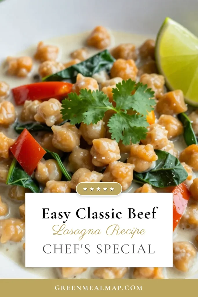 Looking for a delicious and healthy meal? Try this Coconut Curry Chickpeas recipe that combines creamy chickpeas and coconut milk for a comforting dish. This vegan coconut curry recipe is not only easy to make but is also packed with nutrients. Perfect for a quick weeknight dinner, this easy chickpea curry will satisfy your cravings. Don’t forget to save this healthy curry recipe for later! #CoconutCurry #Chickpeas #VeganRecipes #HealthyEating
