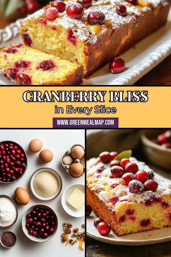 Discover the delightful Cranberry Breakfast Loaf, perfect for your holiday table! This easy loaf cake with cranberries combines zesty orange flavor with juicy berries for a festive treat you'll love. Try this Cranberry Bliss Loaf recipe for a cozy breakfast or brunch idea. It's simple to make and a guaranteed hit! Save this recipe and impress your guests! #CranberryBreakfastLoaf #HolidayBreakfastRecipes #EasyLoafCake #OrangeZestCranberryLoaf