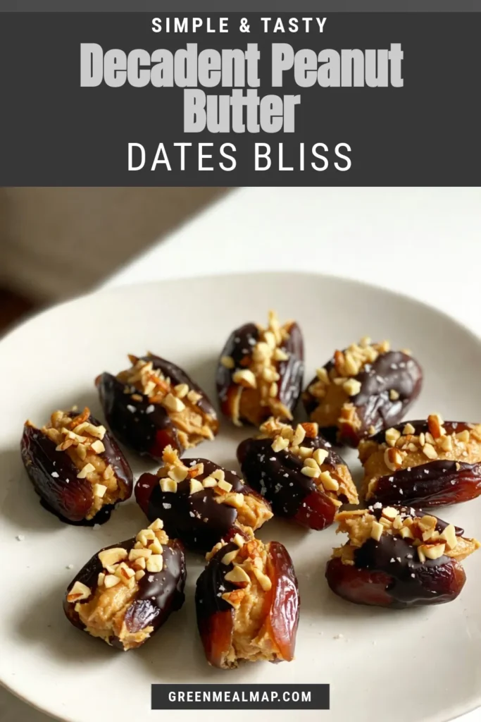 Indulge in these delicious peanut butter stuffed dates, the perfect Medjool dates recipe for a healthy treat! This easy dessert recipe combines creamy peanut butter and optional chocolate for a dreamy snack. Perfect for satisfying cravings, these healthy snacks with peanut butter are a must-try. Bake them for an extra touch! Click to discover the full recipe and enjoy this delectable treat! #PeanutButterStuffedDates #HealthySnacks #ChocolateDippedDates #DessertRecipes