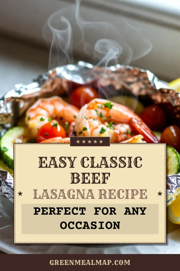 Looking for a quick and delicious seafood dinner? Try this garlic butter shrimp recipe featuring shrimp scampi foil packs! Packed with flavor from melted butter, garlic, and fresh veggies, this easy grilled shrimp recipe is perfect for a weeknight meal. In just 30 minutes, you can enjoy a tasty and satisfying quick shrimp dinner. Don't miss out—save this recipe and impress your loved ones! #GarlicButterShrimp #ShrimpScampi #EasySeafoodDinner #GrilledShrimp