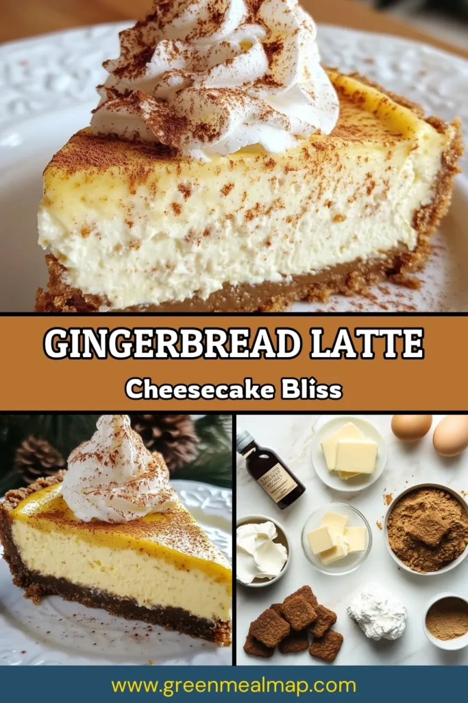 Indulge in the irresistible flavor of Gingerbread Latte Cheesecake, a must-try for the holiday season! This creamy gingerbread cheesecake combines the warm spices of ginger, cinnamon, and nutmeg with rich espresso for a delightful twist on traditional desserts. Perfect for festive gatherings, this cheesecake is a star among holiday cheesecake recipes. Don’t miss out—save this delectable gingerbread dessert recipe today! #GingerbreadLatte #HolidayDesserts #GingerbreadRecipe #CheesecakeLovers