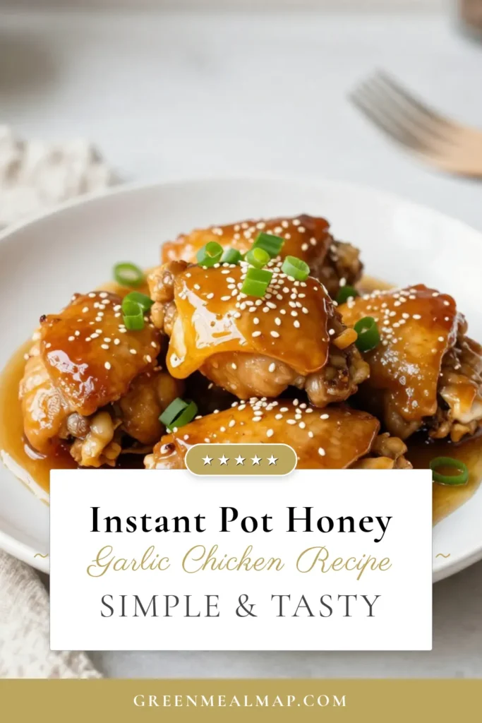 Indulge in this mouthwatering Honey Garlic Instant Pot Chicken that will quickly become your go-to dinner! This easy chicken thighs recipe delivers succulent pressure cooker honey garlic chicken in just 30 minutes. Perfect for busy nights, our Honey Soy Chicken Thighs are flavorful and satisfying. Ready to elevate your dinner game? Try this Instant Pot Chicken recipe today! #HoneyGarlicChicken #InstantPotRecipe #EasyChickenThighs #PressureCookerCooking