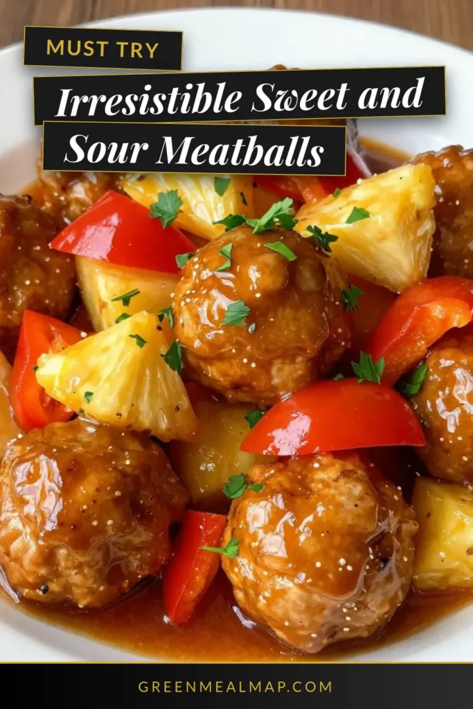 Discover the joy of cooking with this easy chicken meatball recipe featuring sweet and sour chicken meatballs! This baked chicken meatballs dish combines ground chicken, breadcrumbs, and fresh ingredients for a delicious flavor. Pair it with a tangy pineapple meatball sauce for a perfect Asian-inspired meal. Ideal for family dinners or meal prep, these meatballs are sure to please. Try them today! #SweetAndSourChickenMeatballs #EasyChickenMeatballRecipe #BakedChickenMeatballs #PineappleMeatballDish