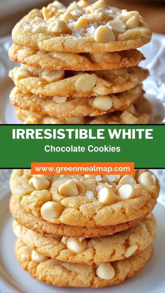 Indulge in these delicious white chocolate macadamia cookies, the perfect treat for any occasion! This easy cookie recipe combines creamy white chocolate and crunchy macadamia nuts, making it one of the best cookie recipes you'll ever try. Baking with white chocolate has never been easier or more rewarding. Don’t miss out on this must-try dessert! Save this recipe for your next baking adventure! #WhiteChocolateMacadamiaCookies #BestCookieRecipes #MacadamiaNutCookies #EasyCookieRecipe