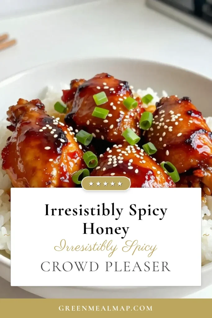 Discover a mouthwatering Sriracha honey chicken recipe that brings together the perfect balance of sweet and spicy. These spicy glazed chicken thighs are a great weeknight dinner option, ensuring an easy Sriracha chicken experience. Perfectly paired with rice or quinoa, this honey garlic chicken recipe elevates any meal. Try this delicious Asian-inspired chicken dish today and impress your family! Don’t forget to save for later! #SrirachaHoneyChicken #EasyRecipes #GlazedChicken #AsianCuisine