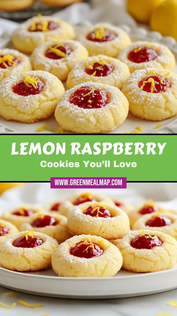 Indulge in the delightful flavors of Lemon Raspberry Thumbprint Cookies! This easy raspberry jam cookie recipe is perfect for any occasion, combining zesty lemon cookies with jam for a sweet treat. Soft thumbprint cookies are easy to make and guaranteed to impress. Bake a batch today and share the joy! Get the full recipe and enjoy every bite! #LemonRaspberryCookies #ThumbprintCookieRecipe #EasyRaspberryJamCookies #SweetTreats