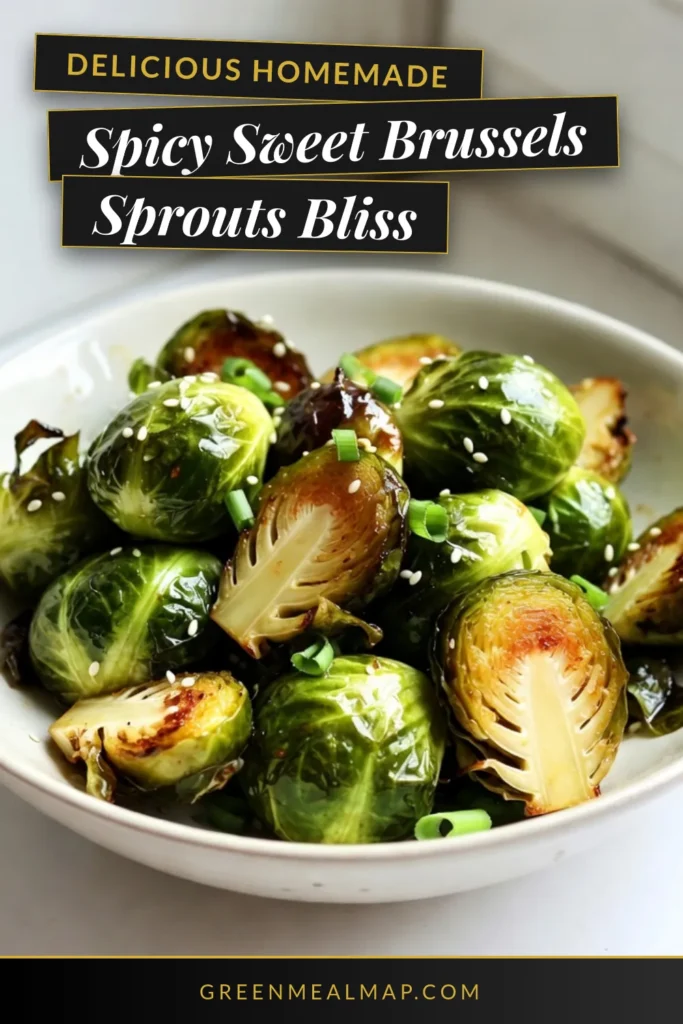 Discover the ultimate Sriracha Brussels sprouts recipe that transforms simple ingredients into a delicious, spicy roasted Brussels sprouts dish. These honey glazed Brussels sprouts are perfect as an easy Brussels sprouts side dish for any meal. Oven roasted to perfection, they combine sweet and spicy flavors that will impress your guests. Try this recipe today and elevate your veggie game! Save this post for your next cooking adventure! #BrusselsSprouts #SpicyRecipes #EasySideDish #HealthyEating