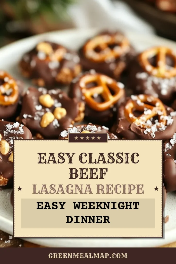 Craving a sweet and salty treat? Try these easy no-bake Chocolate Pretzel Peanut Clusters! Perfect for satisfying those snack attacks, these peanut butter chocolate snacks are made with just a few simple ingredients. Our chocolate-covered pretzels recipe will quickly become a favorite! Make these irresistible chocolate pretzel clusters for your next gathering or just for yourself. Save this recipe and indulge! #ChocolatePretzelClusters #PeanutButterSnacks #EasyChocolateRecipes #NoBakeTreats