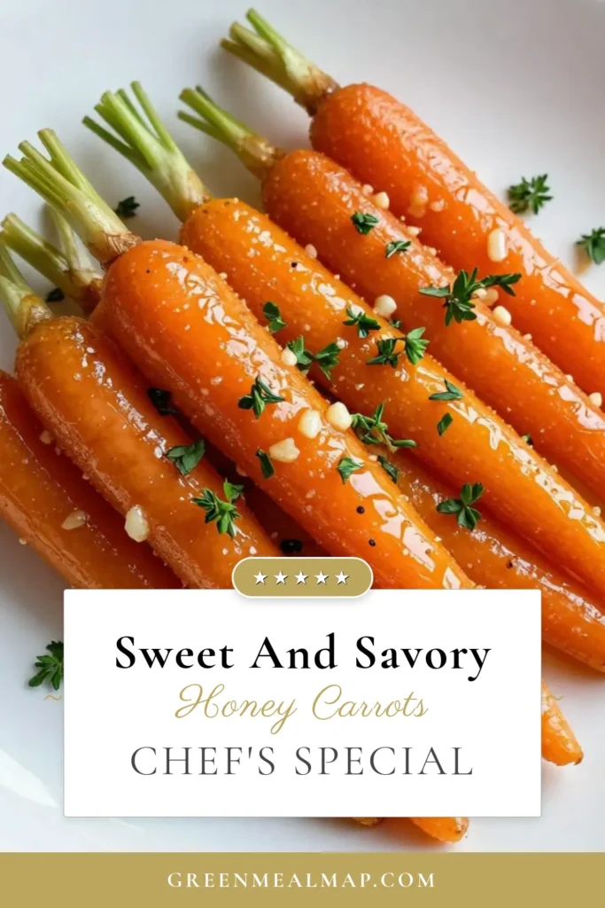 Discover the delightful taste of honey garlic glazed carrots, an easy carrot side dish perfect for any meal! This delicious caramelized carrot recipe features tender baby carrots coated in a sweet and savory honey glaze, elevating your dining experience. Impress your guests with this healthy and vibrant addition to your table. Click to get the full recipe and save for later! #HoneyGarlicGlazedCarrots #BabyCarrotRecipes #HoneyGlazedVegetables #EasyCarrotSideDish