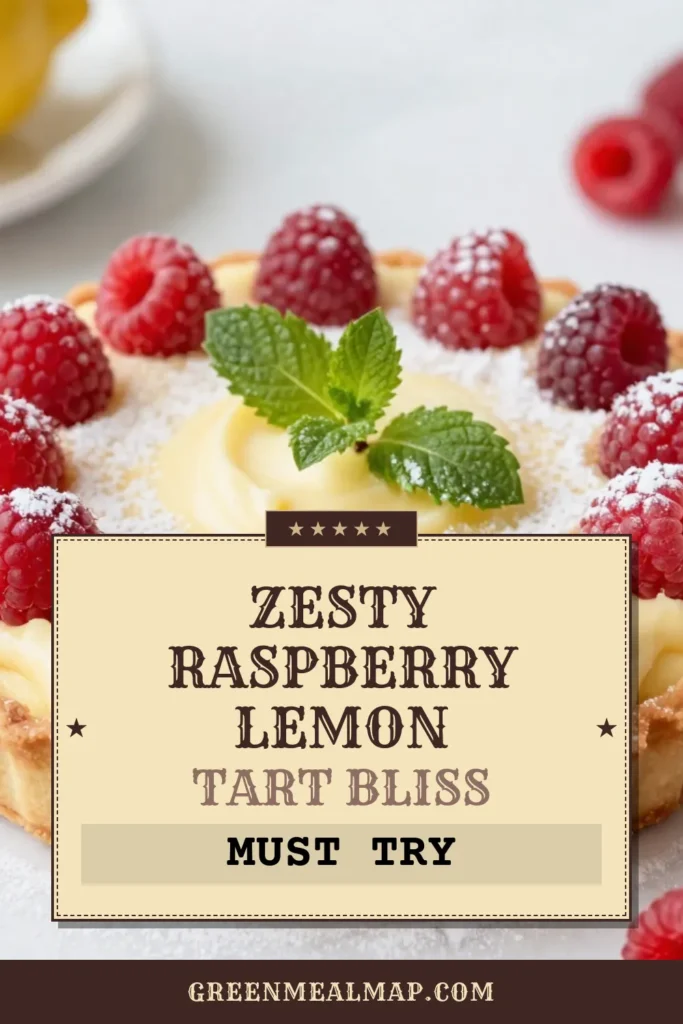 Indulge in this delightful Raspberry Lemon Tart recipe that combines zesty lemon and fresh raspberries for the perfect summer lemon tart dessert. With our easy lemon tart dessert guide, you'll master a homemade tart crust recipe that will impress your guests. Explore fresh raspberry dessert ideas that are simple to make! Try this delectable treat and elevate your summer fruit tart recipes. Save this recipe now! #RaspberryLemonTart #SummerDesserts #TartRecipe #EasyBaking