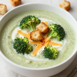 Creamy Broccoli Cheddar Soup Delightful and Easy Recipe