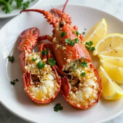 Garlic Butter Lobster Tails Savory Delicious Treat
