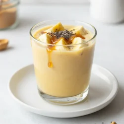 To make your Peanut Butter Banana Smoothie, gather these simple items: - 1 large ripe banana - 2 tablespoons creamy peanut butter - 1 cup unsweetened almond milk (or any milk of your choice) - 1 tablespoon honey or maple syrup (adjust to taste) - 1/2 teaspoon vanilla extract - 1/4 teaspoon ground cinnamon (optional) - 1/2 cup ice cubes (optional for a thicker smoothie) - Chia seeds or crushed nuts for garnish (optional) You can swap some ingredients to fit your taste or diet: - Use different nut butters like almond or cashew. - Try coconut milk for a richer flavor. - Substitute agave syrup for honey. - Add spinach for extra nutrients without changing the taste. This smoothie offers a tasty blend of nutrients: - Calories: About 350 - Protein: 10 grams - Carbohydrates: 45 grams - Fats: 16 grams - Fiber: 5 grams - Sugar: 18 grams (naturally from banana and honey) This combination of ingredients makes a filling and healthy drink. Enjoy the rich taste of peanut butter mixed with the sweetness of banana! {{ingredient_image_1}} 1. Start by peeling the banana. Break it into small chunks. Place the banana in your blender. 2. Add two tablespoons of creamy peanut butter. This gives the smoothie its rich flavor. 3. Pour in one cup of unsweetened almond milk. You can use any milk you like. 4. Add one tablespoon of honey or maple syrup to sweeten it. Adjust this to your taste. 5. Mix in half a teaspoon of vanilla extract for a lovely flavor boost. 6. If you like, add a quarter teaspoon of ground cinnamon. This adds warmth and spice. 7. If you want a thicker drink, toss in half a cup of ice cubes. - Place the lid on the blender tightly. Blend on high speed for about 30 seconds. - Stop and scrape the sides if needed. This helps blend everything evenly. - Blend until the mixture is smooth and creamy. You want it to feel rich and thick. - If your smoothie is too thin, add more ice cubes or a bit more banana. - Blend again until it reaches the thickness you want. - You can taste it and add more sweetener if needed. Adjust it to your liking. When picking bananas, look for a large, ripe one. It should be yellow with a few brown spots. These spots mean the banana is sweet. Avoid bananas that are too green or too brown. Green bananas taste starchy and may not blend well. Brown bananas are overripe and can taste mushy. Choose ripe ones for the best flavor. You can make your smoothie even better. Try adding a scoop of protein powder for extra energy. A handful of spinach boosts nutrients without changing the taste much. You can swap peanut butter for almond or cashew butter. This adds a new flavor twist. Sprinkle some chia seeds or crushed nuts on top for crunch. These extras not only taste good but also make your smoothie more filling. If you have leftover smoothie, store it in the fridge. Use an airtight container to keep it fresh. It will last for about one day. When you drink it later, give it a good shake or stir. If you want to save it longer, pour it into an ice cube tray. Freeze the cubes. You can add them to future smoothies for a quick chill. Pro Tips Choose the Right Banana: Use a large, ripe banana for maximum sweetness and creaminess in your smoothie. Peanut Butter Variations: Experiment with different types of peanut butter, like crunchy or flavored varieties, for a unique twist. Chill Your Ingredients: For a colder smoothie, freeze your banana beforehand or use frozen almond milk. Garnish for Texture: Adding chia seeds or crushed nuts not only enhances the flavor but also provides extra nutrients and a satisfying crunch. {{image_2}} You can boost your smoothie by adding protein powder. A scoop of vanilla or chocolate protein works great. This addition makes your drink more filling. It also gives you a protein kick. This is helpful if you need extra energy after a workout. Simply blend the powder with the other ingredients. Want to sneak in some greens? Toss in a handful of spinach or kale. These greens blend well and add nutrients without changing the taste. Spinach is mild, so it won’t overpower the banana flavor. Kale adds a bit more texture but still works nicely. You’ll get added vitamins, and it keeps the smoothie creamy. You can try different nut butters for a fun twist. Almond butter or cashew butter can change the flavor. They both blend smoothly and add healthy fats. Each nut butter gives a unique taste. You can even mix them! This keeps your smoothie exciting and lets you find your favorite. You can store your peanut butter banana smoothie in an airtight container. Use a glass jar or a plastic container with a tight lid. Make sure to fill it to the top to limit air exposure. This helps keep it fresh. Store it in the fridge for up to 24 hours. The smoothie may separate after sitting. Just shake or stir it before drinking. If you want to keep your smoothie longer, freezing is a great option. Pour the smoothie into ice cube trays or freezer-safe bags. Fill the trays about three-quarters full to allow for expansion. Freeze until solid. You can use these frozen cubes in future smoothies or thaw them in the fridge overnight. This way, you can enjoy a quick and healthy snack anytime. Smoothies are best when fresh, but if you need to reheat one, do so gently. Pour the smoothie into a pot and warm it on low heat. Stir often to prevent it from burning. You can also use a microwave. Heat in short bursts and stir in between. Never bring it to a boil. Enjoy your creamy treat while it’s warm! Yes, you can use any milk you like. Almond milk is great, but you can also try soy, oat, or regular dairy milk. Each type adds a unique flavor. If you're watching calories, choose unsweetened options. This way, you keep the smoothie healthy and tasty. Yes, this smoothie is vegan-friendly! Just use plant-based milk like almond or oat milk. For sweetness, use maple syrup instead of honey. This keeps it vegan. Enjoy the creamy texture and yummy flavors without any animal products. Peanut butter is high in protein and healthy fats. It helps keep you full longer. Bananas provide potassium and fiber, which are good for your heart and digestion. Together, they make a balanced snack. This smoothie is not just tasty; it also fuels your body with nutrients. We've covered how to make a delicious peanut butter banana smoothie, from ingredients to storage tips. You now know what to use and how to create a creamy texture. Remember to try adding greens or protein for a health boost. With the right ingredients and a bit of creativity, your smoothies can be both tasty and nutritious. Enjoy exploring different flavors and methods to find your perfect blend. Your smoothie journey starts now!