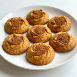 To create the best pumpkin spice snickerdoodles, gather the following ingredients. Each one plays a key role in making these cookies soft and flavorful. - 1 cup unsalted butter, softened - 1 cup granulated sugar - 1 cup brown sugar, packed - 1 cup pumpkin puree - 2 large eggs - 1 teaspoon vanilla extract - 4 cups all-purpose flour - 1 teaspoon baking soda - 1 teaspoon cream of tartar - 1/2 teaspoon salt - 2 teaspoons pumpkin pie spice - 1/4 cup granulated sugar for rolling - 1 teaspoon pumpkin pie spice for rolling These ingredients come together to create a warm, cozy flavor. The pumpkin puree adds moisture, while the spices give each cookie a delightful twist. The combination of sugars helps achieve a sweet balance. Remember, using softened butter helps your cookies stay soft and chewy. Each ingredient has a purpose, so don’t skip any! {{ingredient_image_1}} First, set your oven to 350°F (175°C). This helps the cookies bake evenly. Line two baking sheets with parchment paper. This keeps the cookies from sticking. In a large bowl, beat together 1 cup of softened unsalted butter, 1 cup of granulated sugar, and 1 cup of brown sugar. Use an electric mixer for about 2-3 minutes. The mixture should be light and fluffy. This step adds air and makes your cookies soft. Next, add in 1 cup of pumpkin puree, 2 large eggs, and 1 teaspoon of vanilla extract. Mix until everything is well combined. The pumpkin adds moisture and flavor to the dough. In a separate bowl, whisk together 4 cups of all-purpose flour, 1 teaspoon of baking soda, 1 teaspoon of cream of tartar, 1/2 teaspoon of salt, and 2 teaspoons of pumpkin pie spice. This mix gives your cookies their classic flavor and helps them rise. In a small bowl, mix 1/4 cup of granulated sugar with 1 teaspoon of pumpkin pie spice. This will coat the cookies and add a sweet, spicy crust. Use a cookie scoop or tablespoon to form dough balls. Roll each ball in the cinnamon sugar mixture. Place them on the lined baking sheets, leaving about 2 inches between them. This space allows the cookies to spread. Bake the cookies for 10-12 minutes. They should be lightly golden at the edges. Keep an eye on them to avoid overbaking. After baking, remove the cookies from the oven. Let them cool on the baking sheet for a few minutes. Then, transfer them to a wire rack. Let them cool completely. Enjoy the smell of fall in your kitchen! To get the best texture for your Pumpkin Spice Snickerdoodles, start with softened butter. It should feel like a pillow, not melted or hard. Cream the butter and sugars until it's light and fluffy. This step adds air to the dough, making your cookies soft and chewy. Mix the wet and dry ingredients just until combined. Overmixing can lead to tough cookies. You can use either fresh or canned pumpkin puree. Canned pumpkin is easy and reliable. Make sure to choose pure pumpkin, not pie filling. Fresh pumpkin can taste better, but it needs prep time. To use fresh pumpkin, roast it until soft, then blend it smooth. This can add depth to your cookies. Store your cookies in an airtight container. This keeps them soft and fresh. They can last up to a week at room temperature. If you want them to last longer, freeze them. Place the cookies in a freezer bag and remove as much air as possible. They’ll stay good for up to three months. Pro Tips Use Fresh Pumpkin Puree: For the best flavor, use homemade pumpkin puree instead of canned. Just roast and blend fresh pumpkins for a vibrant taste. Chill the Dough: If the dough is too sticky to handle, chill it in the refrigerator for 30 minutes. This will make it easier to roll into balls. Don’t Overbake: Keep an eye on the cookies while baking. They should be slightly underbaked when you take them out, as they continue to cook on the baking sheet. Experiment with Spices: Feel free to add a pinch of nutmeg or allspice to the dough for an extra layer of flavor in your snickerdoodles. {{image_2}} You can make these cookies even better by adding chocolate chips. Use semi-sweet or dark chocolate chips for a nice contrast. Just fold in one cup of chocolate chips after you mix the wet and dry ingredients. This adds a rich flavor that balances the spice. The chocolate melts slightly during baking, creating a gooey center. You’ll love the mix of pumpkin spice and chocolate in every bite. If you need a gluten-free option, it’s simple to adapt this recipe. Substitute all-purpose flour with a gluten-free blend. Make sure to use a blend that contains xanthan gum for the best texture. Follow the same steps, and you’ll end up with soft, chewy cookies. These gluten-free snickerdoodles taste just as good as the original. Everyone can enjoy them! To make these cookies vegan, you can replace the eggs with flax eggs. Mix one tablespoon of flaxseed meal with three tablespoons of water for each egg. Let it sit until it thickens. Also, use a plant-based butter instead of regular butter. The rest of the recipe stays the same. You’ll create a delicious vegan treat that everyone will love. These cookies are perfect for fall gatherings! To keep your pumpkin spice snickerdoodles fresh, use an airtight container. This helps keep them soft and tasty. You can stack the cookies with parchment paper between layers. This prevents them from sticking together. Store in a cool, dry place, away from sunlight. These cookies can last about one week at room temperature. If stored properly, they can stay fresh for up to two weeks. For even longer storage, consider freezing them. To freeze pumpkin spice snickerdoodles, first let them cool completely. Then, place them in a single layer on a baking sheet. Freeze for about one hour. Once frozen, transfer them to a freezer-safe bag or container. They can last up to three months in the freezer. When ready to eat, let them thaw at room temperature. This way, they taste just as good as fresh! No, you should not use pumpkin pie filling. Pumpkin pie filling has added spices and sugar. This alters the taste and texture of your snickerdoodles. Use pure pumpkin puree for the best results. It gives the cookies a rich pumpkin flavor without extra sweetness. You can tell the cookies are done when the edges turn lightly golden. The center may look soft, but it will firm up as they cool. Avoid overbaking, as this can dry them out. The cookies should feel slightly set but still soft to the touch. Yes, you can make the dough ahead of time. Chill it in the fridge for up to 24 hours. This helps the flavors meld together. When you're ready to bake, scoop and roll the dough in sugar. Then, bake as usual. This makes it easy to enjoy fresh cookies any time! This post shared a simple recipe for pumpkin spice snickerdoodles, covering ingredients, steps, tips, and variations. You learned the key to a soft and tasty cookie, plus how to store them well. Remember, whether making them with chocolate chips or a gluten-free twist, these cookies will delight everyone. Enjoy baking and creating your own version of this fall treat! You have all the tools to make delicious memories in your kitchen.